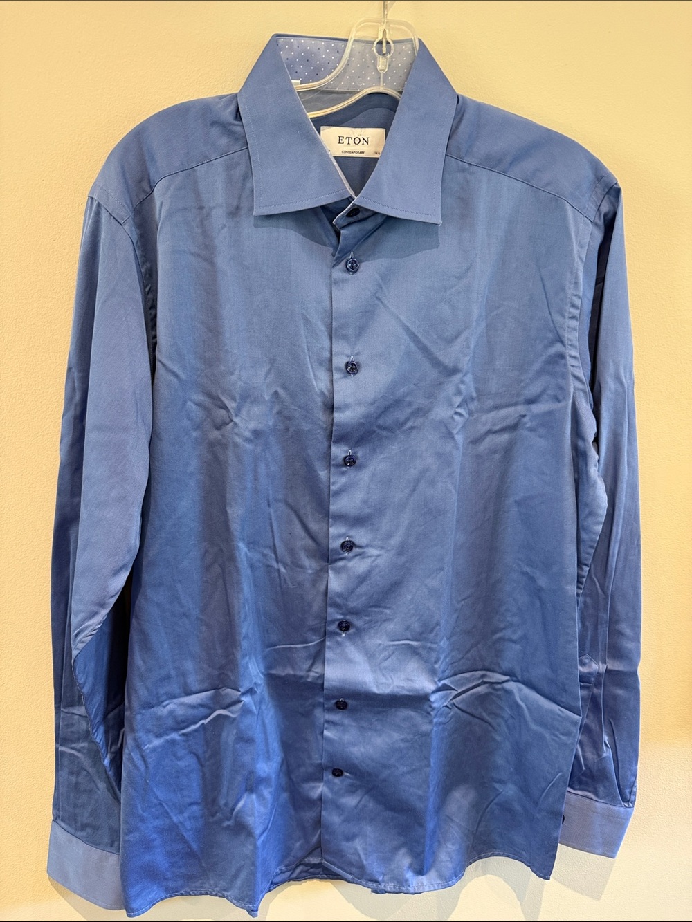 Eton Navy to Medium Blue Gradient Dress Shirt
